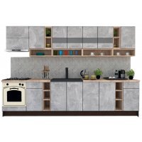 Bucatarie COSSY NEW 340 Wenge / Decor 4298